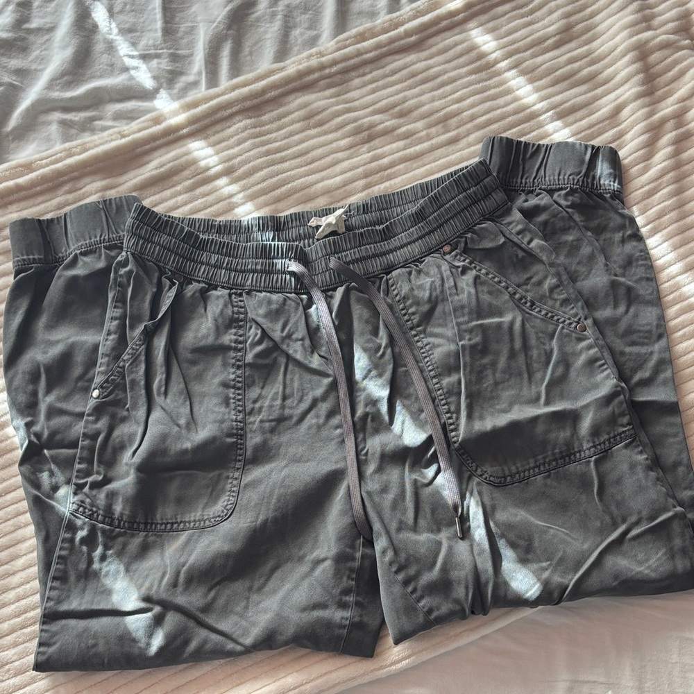 Gray Casual Pants